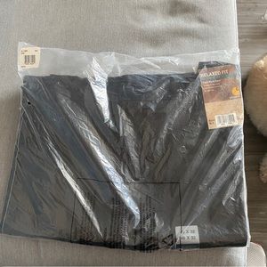 NWT Men’s Carhartt Relaxed Fit Twill Work pants - black - 46 x 32